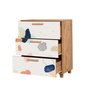 Hanah Home Leva Gravis Pied en Pino Atlántico y Blanco